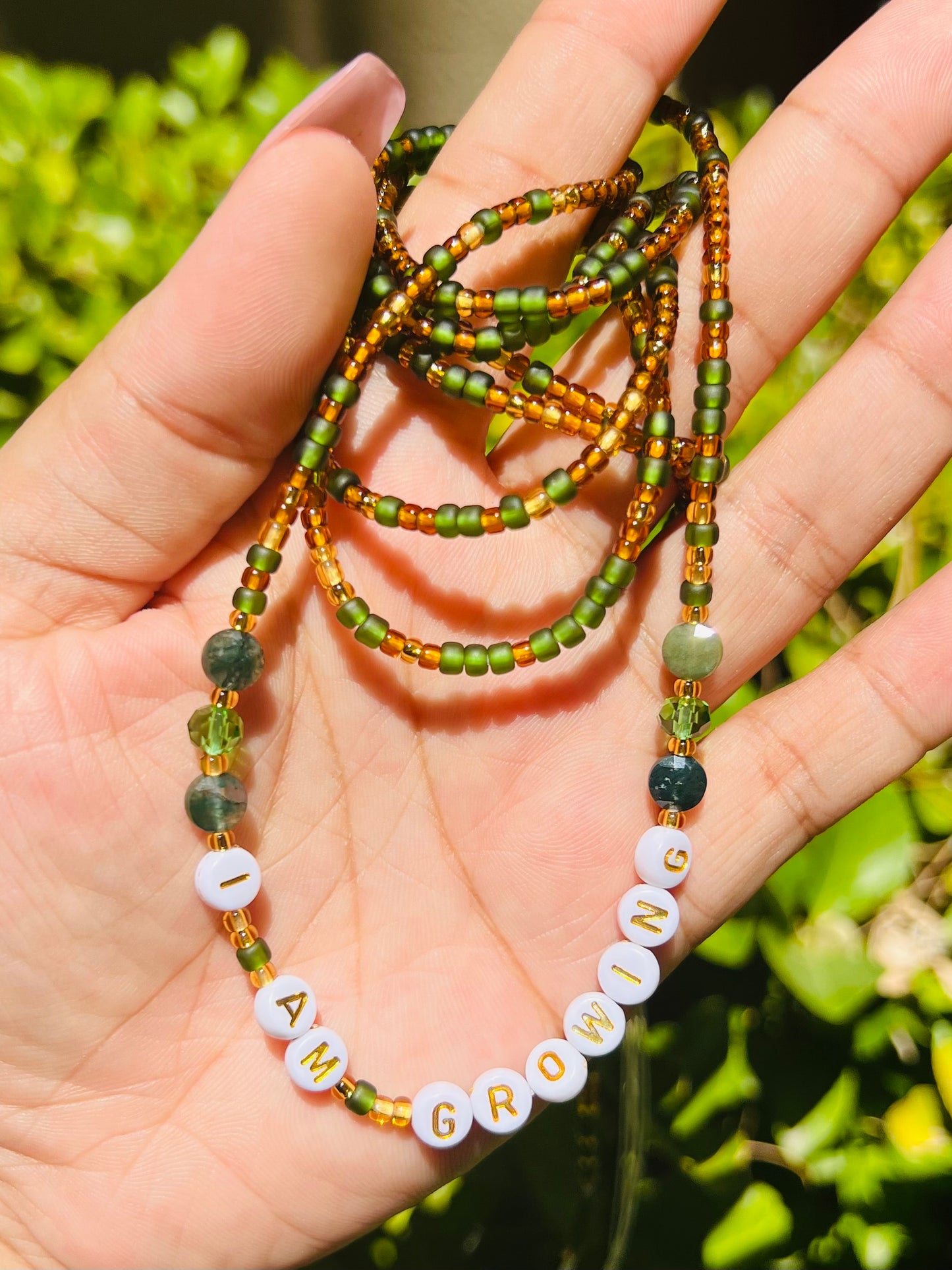 Affirmation waist beads