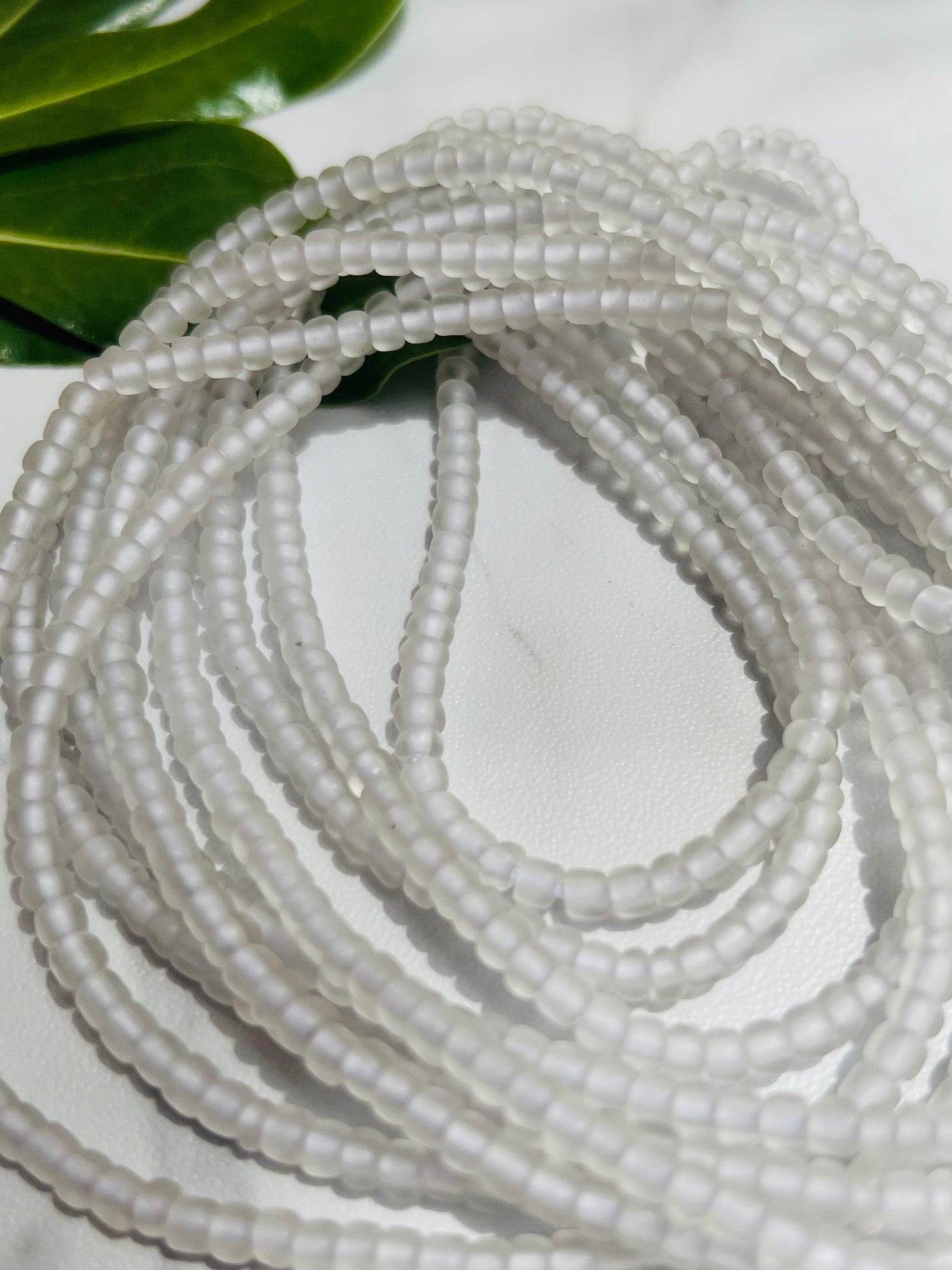 Frosty white